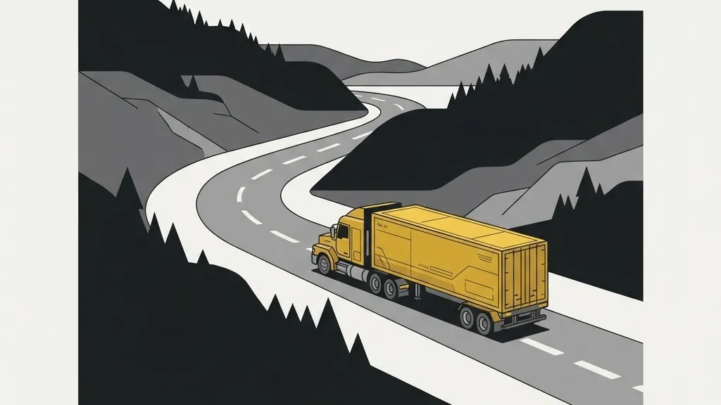 Curtain-side trailer used for groupage freight between Czechia and Türkiye